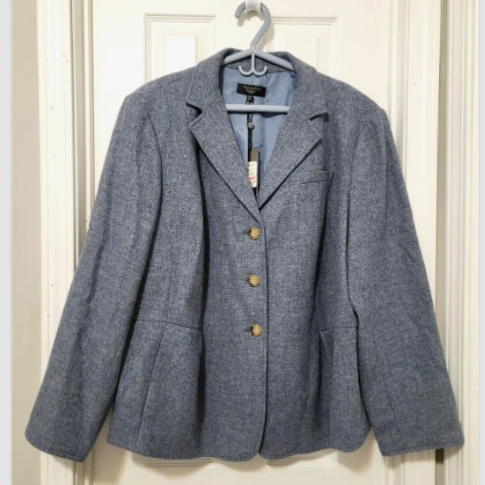 Talbots Grace Fit Wool Blazer Jacket